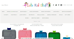 Desktop Screenshot of cutekidstuff.com
